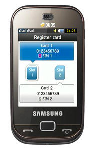 Samsung B5722 Telefon komórkowy