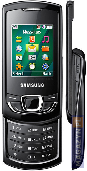 Samsung E2550 Monte Slider Telefon komórkowy
