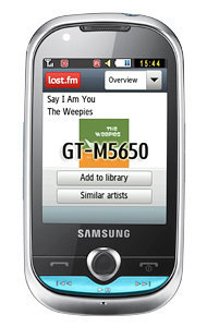 Samsung M5650 Lindy Telefon komórkowy